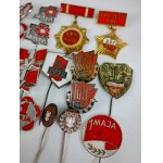 Súprava odznakov Poľská ľudová republika/ZSSR 1. máj a Socializmus