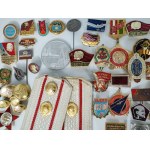 ZSRR - Zestaw Odznak, Medali oraz części umundurowania