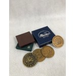 Súbor 9 pamätných medailí s múzejnou/historickou tematikou