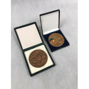 Set of Commemorative Medals - metallurgy Poland Copper