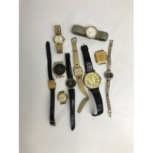 Set of 10 wristwatches
