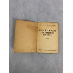 Pre-war Book Catholic Catechism for Children + pre-war pictures