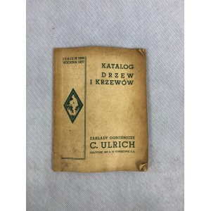 Katalog drzew i krzewów 1936/1937