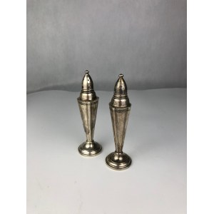 British Silver Salt and Pepper Shakers - Sterling