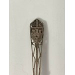 PRL - Imago Artis silver spoon with the coat of arms of Krakow