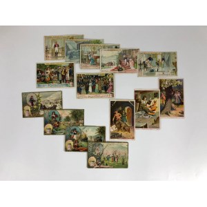 Niemieckie Kolekcjonerskie Karty z Czekolad - cztery serie