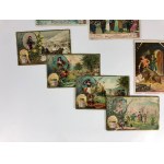 Německé sběratelské karty čokolády - čtyři série