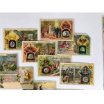 German Collectible Chocolates Cards - eight series