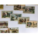 Německé sběratelské karty čokolády - osm sérií