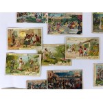 Německé sběratelské karty čokolády - osm sérií