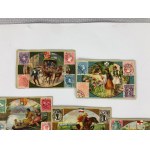 Německé sběratelské čokoládové karty - jedna série