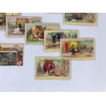 Německé sběratelské karty čokolády - dvě série