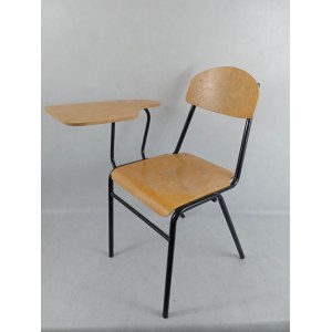 Vintage školská stolička s písacím stolom *