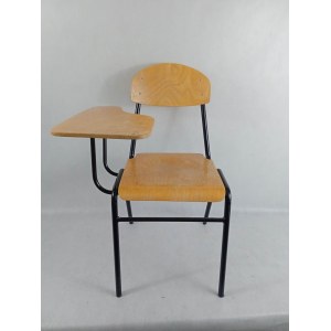 Vintage školská stolička s písacím stolom *