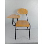 Vintage školská stolička s písacím stolom*