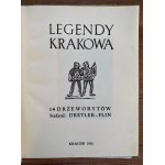 Stefania Dretler-Flin, Legends of Krakow 14 woodcuts