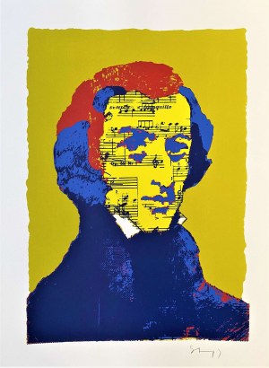 Janusz Stanny, Chopin z Teki graficznej wydanej z okazji 200. rocznicy urodzin Fryderyka Chopina (19 z 60), 2010