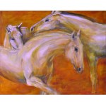 Bartnicka Anna, White horses, 2021