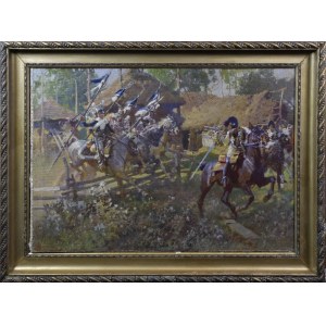 Zygmunt ROZWADOWSKI (1870-1950), Charge in pursuit, 1918