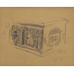 Jan MATEJKO (1838-1893), Sarcophagus - sketch