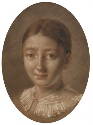 Jan Piotr NORBLIN de la GOURDAINE (1745-1830) - przypisywany, Głowa dziewczyny