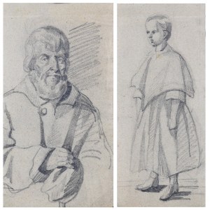 Piotr MICHAŁOWSKI (1800-1855), Figuren - zwei Zeichnungen
