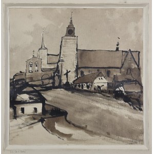 Stanislaw NOAKOWSKI (1867-1928), Town with a church
