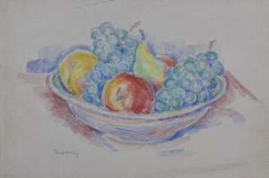 Józef PANKIEWICZ (1866-1940), Martwa natura z owocami