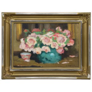 Alfons KARPIŃSKI (1875-1961), Ruže, 1935
