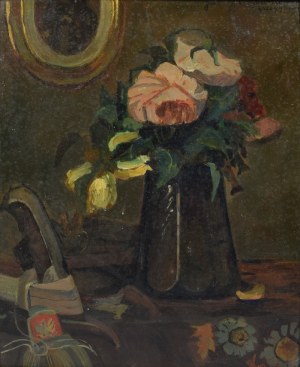 Henryk SZCZYGLIŃSKI (1881-1944), Martwa natura z szablą, 1930-38
