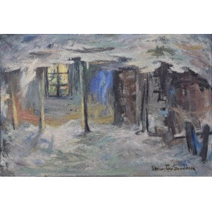 Stanisław SURDACKI (1915-1973), Fenster eines Landhauses