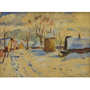Stanislaw KOCHANOWSKI (1871-1943), Winter Landscape