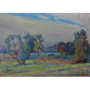 Marian STROŃSKI (1892-1977), Landscape with fields