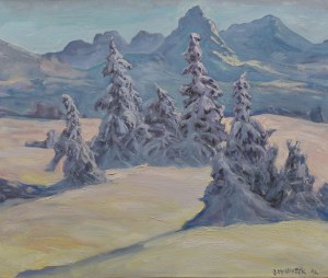 Józef MULARCZYK (1916-2009), Zima w górach