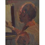 Maurice (Blumenkranc) BLOND (1899-1974), Malarz [Portret własny artysty?]