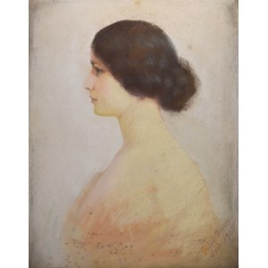 Bolek RICHTER, 20. Jahrhundert, Porträt einer Frau im Profil, 1925