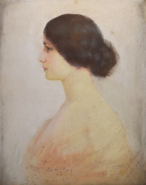 Bolek RICHTER, XX w., Portret kobiety z profilu, 1925