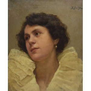Ryszard Jan OKNIÑSKI (1848-1925), Portrait of a young woman