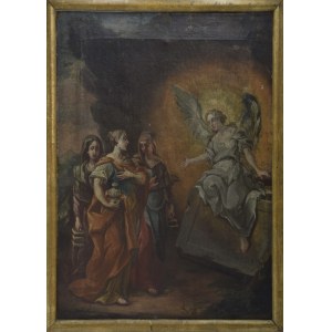 Malíř neurčen, 18. století, Tři Marie u Kristova hrobu