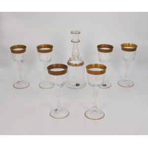 BOCHEMIA Company, Karafa s korkem a 6 sklenicemi na víno