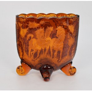 EGERMANN Company, Vase with horse motif