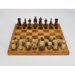 Schach mit Highlander-Figuren