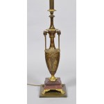 Ferdinand BARBEDIENNE (1810-1892) - Zlievarenstvo, stojaca lampa, stojacia lampa, elektrifikovaná
