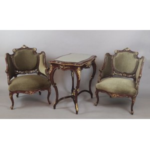 A set of furniture in the neo-Rococo style