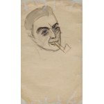 Leon CHWISTEK (1884-1944), Porträt von Tytus Czyżewski | Projekt für ein Hotel in Zakopane (doppelseitiges Werk) (1920er Jahre)
