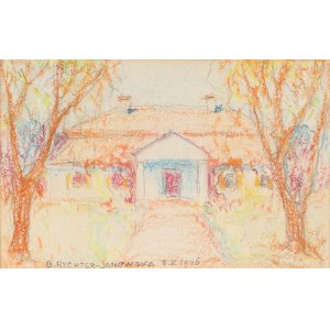 Bronislawa RYCHTER-JANOWSKA (1868-1953), Manor House in an Autumn Landscape (1946)