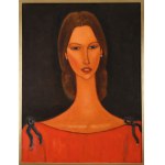 Roman ZAKRZEWSKI (1955-2014), Portrait of a Woman with Pearls (1996)