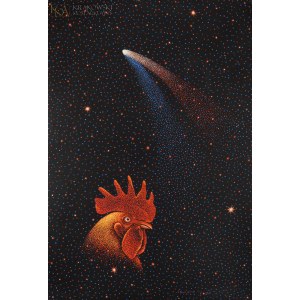 Edward NARKIEWICZ (1938-2007), Rooster in Space (2003)