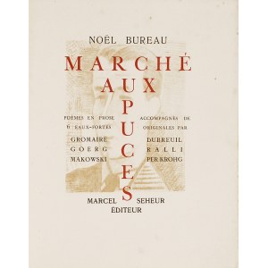 Noël BUREAU, Marché aux puces, 1930