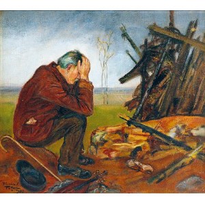 Wlastimil HOFMAN (1881-1970), Po pożodze, 1953